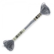 Fil à broder DMC Mouliné Effet Lumière Dark Silver (317) x8m