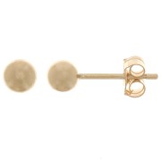 Clous d'oreilles boules 4 mm (or laminé) x2