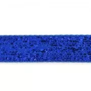 Ruban pailleté 10 mm Sapphire x 2m
