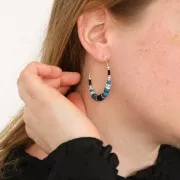 Perles rondelles Heishi - disques plats percés 4x1 mm - Argenté x10