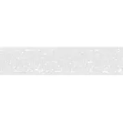 Ruban pailleté 10 mm Blanc x 2m