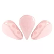 Perles en verre Amos® par Puca® 5x8 mm - Light Pink Opal Luster x10g