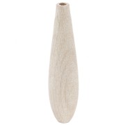 Grosse perle goutte en bois brut à décorer par Puca® support bois Jerry - 40x10 mm