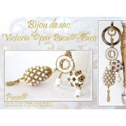 Grosse perle poire en bois brut à décorer par Puca® support bois Jesse - 30x15 mm