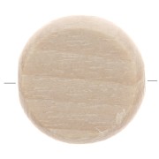 Perle ronde en bois brut à décorer par Puca® - support bois Jack - 12x6 mm x1|raw }}
