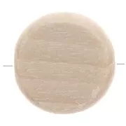 Perle ronde en bois brut à décorer par Puca® - support bois Jack - 12x6 mm x1