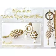 Perle ronde en bois brut à décorer par Puca® - support bois Jack - 12x6 mm x1