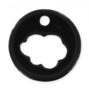 Sequin évidé 18 mm nuage Noir x1