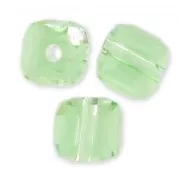Cubes 6 mm Chrysolite x10