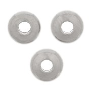 Perles rondelles Heishi - disque plat 5x2 mm - Acier inoxydable 304 x20