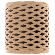 Fil imitation raphia à crocheter et tricoter - beige x200m|raw }}