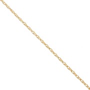 Chaîne maille corde 1,3 mm en Gold filled (or laminé)  x50cm|raw }}