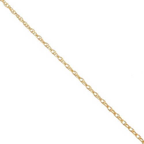 Chaîne maille corde 1,3 mm en Gold filled (or laminé)  x50cm