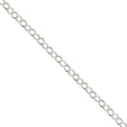 Chaîne maille jaseron 2,1 mm en Argent 925 x 50cm|raw }}