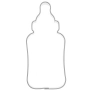 Emporte-pièce en acier inox pour modelage 70x31 mm - Biberon x1|raw }}