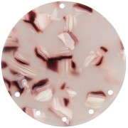 Pendentif - chandelier 43mm en acétate Ecaille tortue Marron clair - Blanc - Noir|raw }}