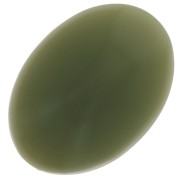 Cabochon ovale 18x13 mm en résine opaque - Kaki x1