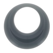 Pendentif rond évidé en résine opaque 34.5 mm - Celadon x1|raw }}