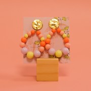 Porte carte en bois - support pour carte visite - 3 cm Naturel x1