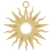 Pendentif soleil 16 mm - exclu Perles&Co - Gold filled (or laminé)  x1|raw }}