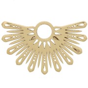 Pendentif demi-soleil 15x25 mm exclu Perles&Co - Gold filled (or laminé)  x1