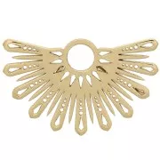 Pendentif demi-soleil 15x25 mm exclu Perles&Co - Gold filled (or laminé)  x1