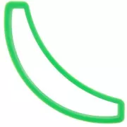 Emporte-pièce pour modelage et pâte polymère - Arc-de-cercle x1