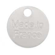 Breloques médailles 8 mm - Made in France - Argent 925 x4|raw }}