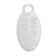 Breloques gouttes 10x5 mm - Made in France - Argent 925 x4