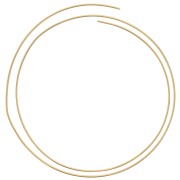 Fil laiton rond souple 2 mm - Cu 73% - pour création de bijoux - Laiton brut x1m