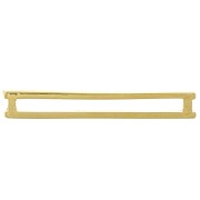 Intercalaires rectangle pour Miyuki Delica 27x4mm - Doré à l'or fin x5|raw }}