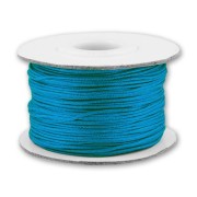 Fil de jade / Fil nylon tressé 0.8 mm Dark Turquoise x50 m
