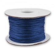 Fil de jade / Fil nylon tressé 0.8 mm Bleu Foncé x50 m