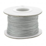 Fil de jade / Fil nylon tressé 0.8 mm Gris x50 m|raw }}
