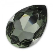 Cabochon PureCrystal 4327 30x20 mm Black Diamond