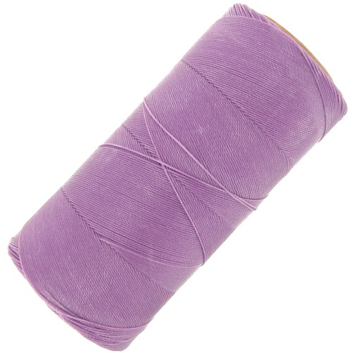 Bobine de fil ciré Linhasita pour micro macramé 0.35 mm Lilas Antique (236) x448m