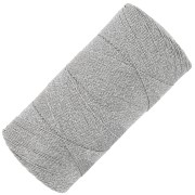 Bobine de fil ciré Linhasita pour micro macramé 0.35 mm - Argenté (Prata) x448m|raw }}