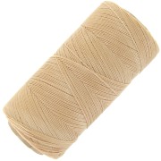 Bobine de fil ciré Linhasita pour micro macramé 0.35 mm - Straw (18) x448m