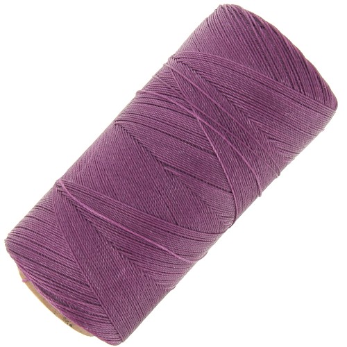 Bobine de fil ciré Linhasita pour micro macramé 0.35 mm - Amethyst (359) x448m
