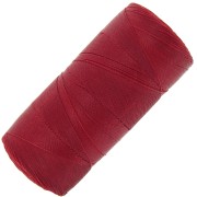 Bobine de fil ciré Linhasita pour micro macramé 0.35 mm - Dark Red (44) x448m|raw }}