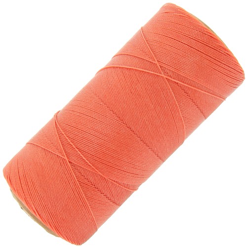 Bobine de fil ciré Linhasita pour micro macramé 0.35 mm - Terracotta (35) x448m