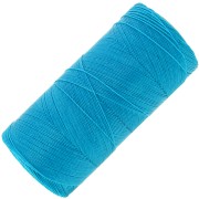 Bobine de fil ciré Linhasita pour micro macramé 0.35 mm Dark Turquoise (707) x448m