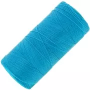 Bobine de fil ciré Linhasita pour micro macramé 0.35 mm Dark Turquoise (707) x448m