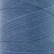 Bobine de fil ciré Linhasita pour micro macramé 0.35 mm - Bleu capri (226) x448m