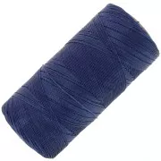Bobine de fil ciré Linhasita pour micro macramé 0.35 mm - Navy Blue (70) x448m