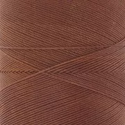 Bobine de fil ciré Linhasita pour micro macramé 0.35 mm - Marron (631) x448m