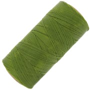 Bobine de fil ciré Linhasita pour micro macramé 0.35 mm - Grass Green (352) x448m|raw }}
