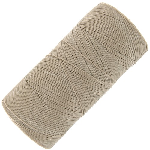 Bobine de fil ciré Linhasita pour micro macramé 0.35 mm - Beige (05) x448m