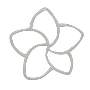 Intercalaire fleur de cerisier 8 mm - Argent 925 x1|raw }}