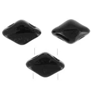 Perles en verre Mini Gemduo 2 trous 6x4 mm - Jet x5g